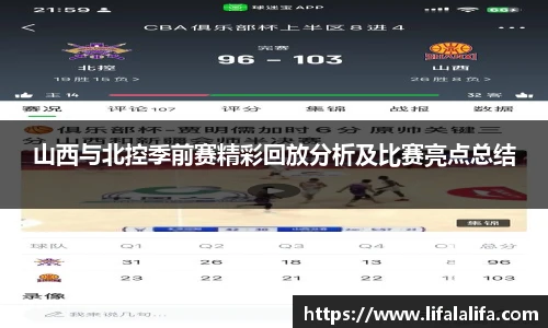 山西与北控季前赛精彩回放分析及比赛亮点总结